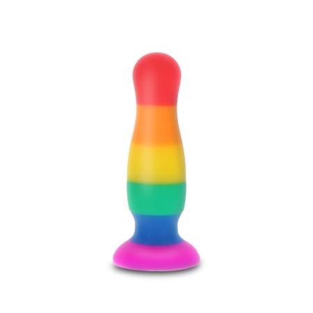 Korek analny Happy Stuffer Large silikonowy o długości 12,5 cm z szeroką podstawą - 1