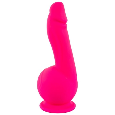 Wibrator Realistyczny Sweet Smile Powerful z Przyssawką i 2 Silnikami, 19 cm - 1 2