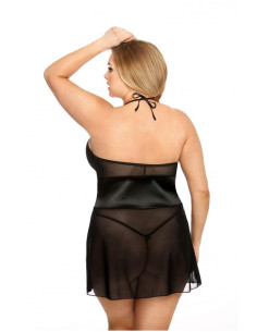 Stefi black chemise L+ ( czarna halka ) 2