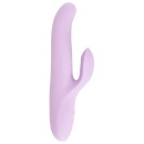 Wibrator Thrusting Pearl – mechanizm pchająco-obrotowy ze stymulatorem łechtaczki, 23,4–24,8 cm - 3