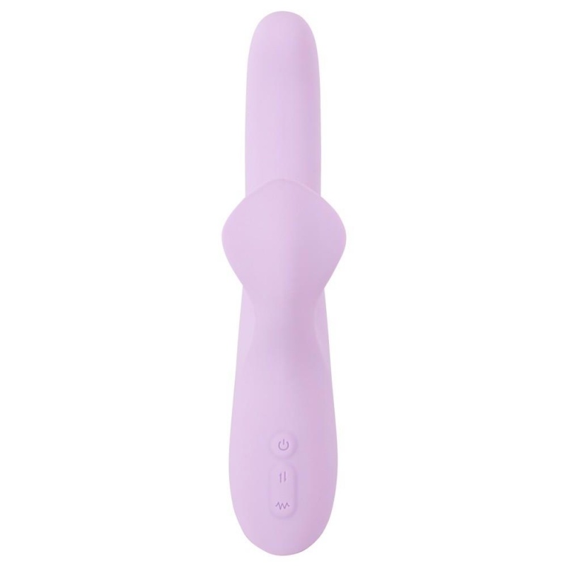 Wibrator Thrusting Pearl – mechanizm pchająco-obrotowy ze stymulatorem łechtaczki, 23,4–24,8 cm - 4