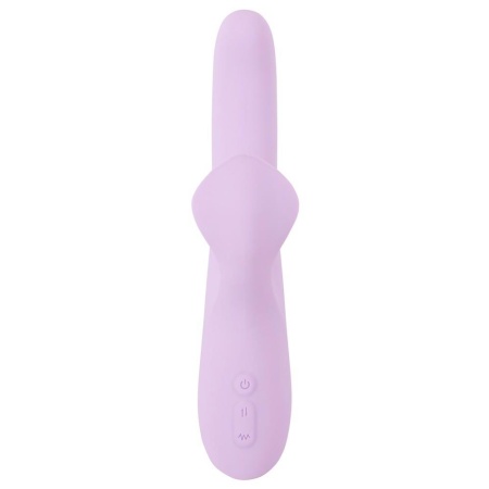 Wibrator Thrusting Pearl – mechanizm pchająco-obrotowy ze stymulatorem łechtaczki, 23,4–24,8 cm - 5