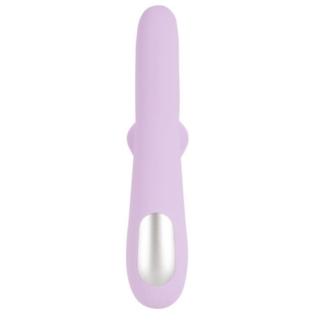 Wibrator Thrusting Pearl – mechanizm pchająco-obrotowy ze stymulatorem łechtaczki, 23,4–24,8 cm - 6