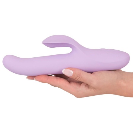 Wibrator Thrusting Pearl – mechanizm pchająco-obrotowy ze stymulatorem łechtaczki, 23,4–24,8 cm - 7