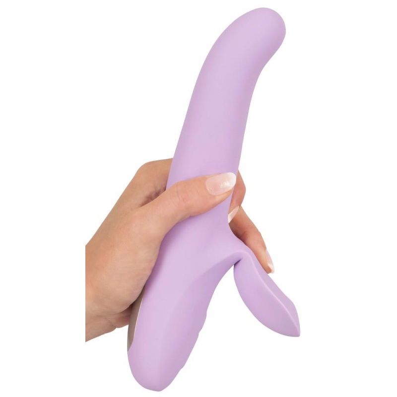 Wibrator Thrusting Pearl – mechanizm pchająco-obrotowy ze stymulatorem łechtaczki, 23,4–24,8 cm - 8
