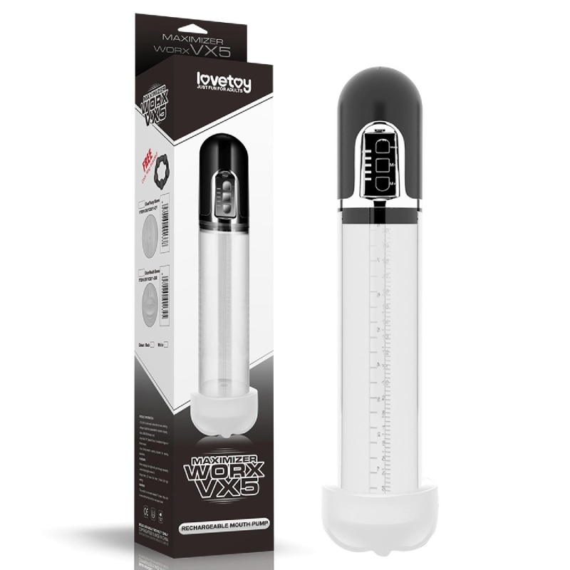 Automatyczna pompka do powiększenia penisa Maximizer Worx VX5 32 cm, średnica 6 cm - 3