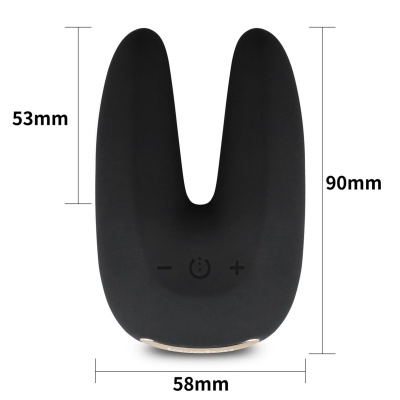Stymulator O-Sensual Rapture Twin 9 cm czarny - 1 2