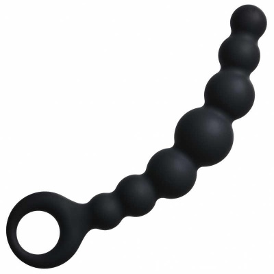 Plug-Anal Beads Flexible Wand Black - 1 2
