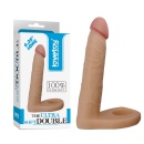 Pierścień z dildem Ultra Soft Double 15,8 cm - 1