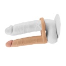 Pierścień z dildem Ultra Soft Double 15,8 cm - 2