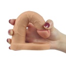 Pierścień z dildem Ultra Soft Double 15,8 cm - 3