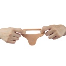 Pierścień z dildem Ultra Soft Double 15,8 cm - 5