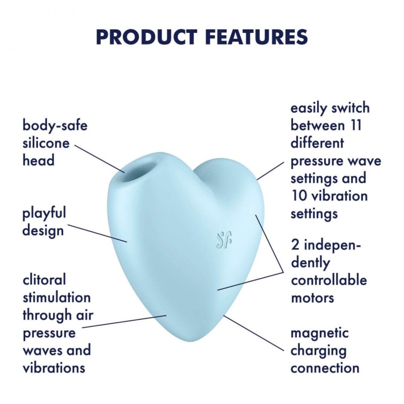 Stymulator-Cutie Heart (Blue) - 2