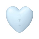 Cutie Heart (Blue) - stymulator łechtaczki z technologią Air Pulse i wibracjami, 8,4 × 7,8 cm - 5