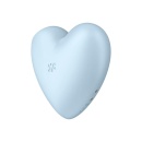 Cutie Heart (Blue) - stymulator łechtaczki z technologią Air Pulse i wibracjami, 8,4 × 7,8 cm - 6