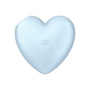 Cutie Heart (Blue) - stymulator łechtaczki z technologią Air Pulse i wibracjami, 8,4 × 7,8 cm - 7