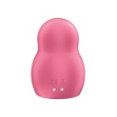 Stymulator łechtaczki Pro To Go 1 Red z falami ciśnienia i wibracją, 9 cm - 7