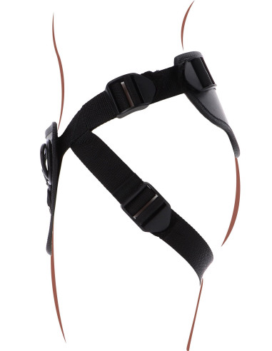 Strap-On DeLuxe Harness Black