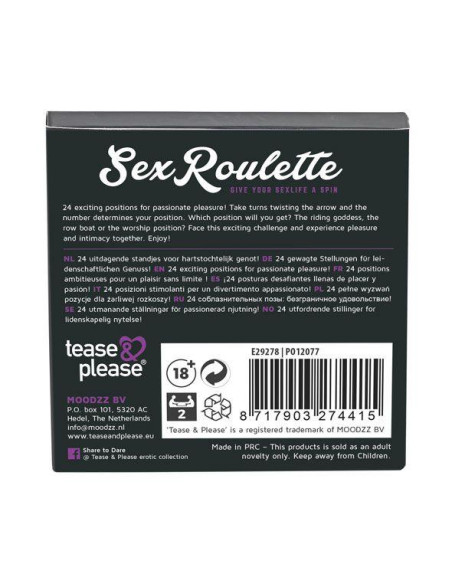 Sex Roulette Kamasutra (NL-DE-EN-FR-ES-IT-PL-RU-SE-NO)