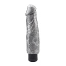 Wibrator realistyczny Pat McCock-Silver z płynną regulacją prędkości wibracji, długość 23,5 cm, średnica maks. 5,5 cm - 2