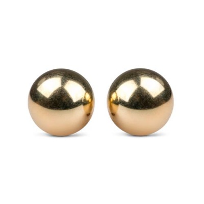 Gold ben wa balls - 25mm - 1