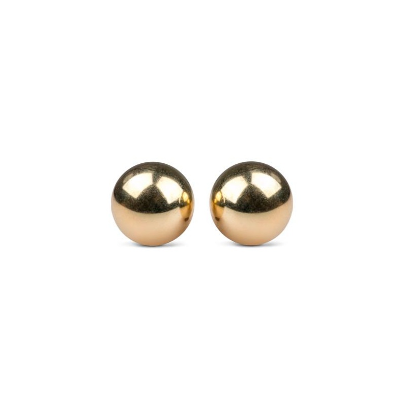Gold ben wa balls - 25mm - 1