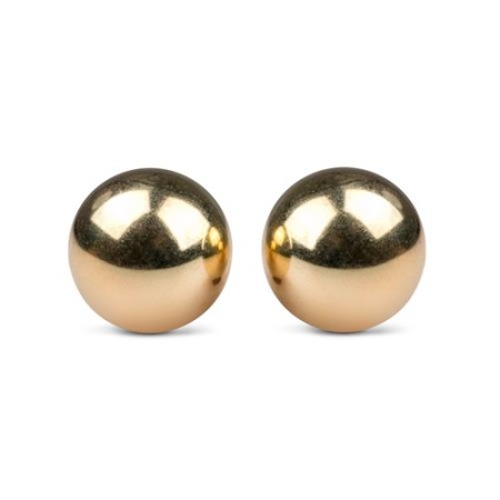 Gold ben wa balls - 25mm - 1