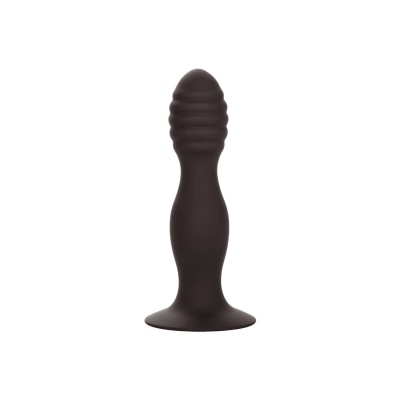 Korek analny Ribbed Anal Stud silikonowy żebrowany 13,25 cm - 1