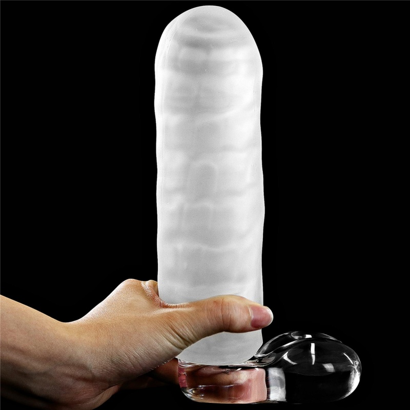 Masturbator Giant Egg Grind Ripples Edition 12,7 cm fioletowy - 7