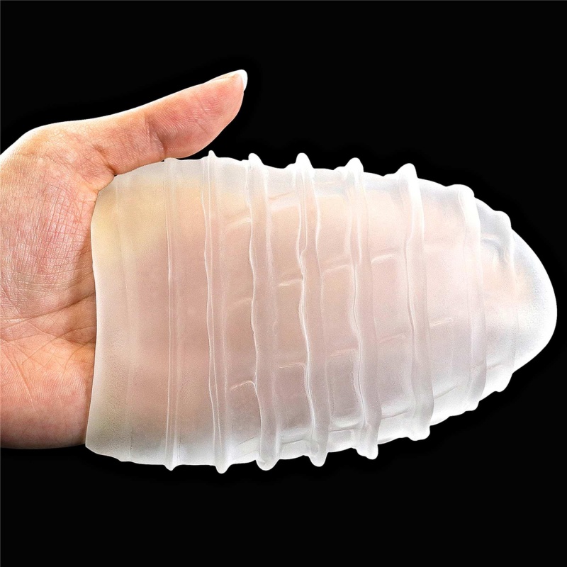 Masturbator Giant Egg Grind Ripples Edition 12,7 cm fioletowy - 8