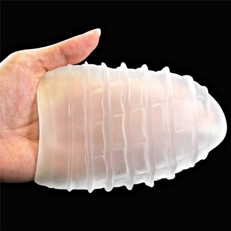 Masturbator Giant Egg Grind Ripples Edition 12,7 cm fioletowy - 8