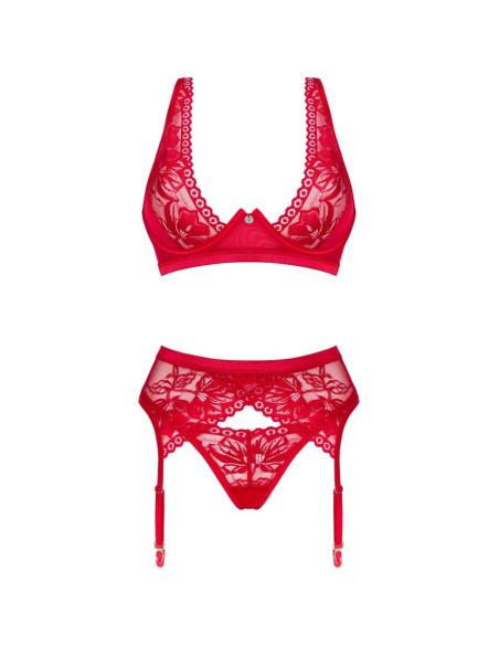 Lacelove komplet 3-częściowy   XS/S