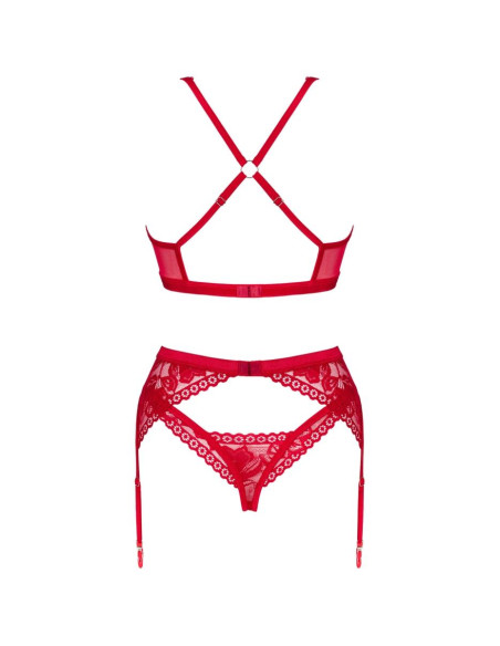 Lacelove komplet 3-częściowy   XS/S