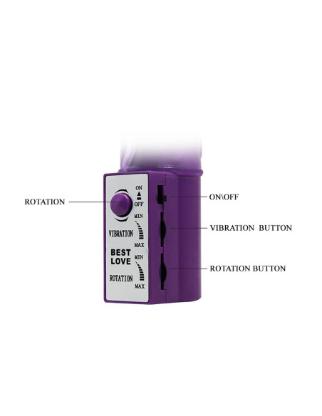 BAILE-Cute Baby Vibrator Purple