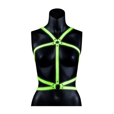 Body Harness - Glow in the Dark - Neon Green/Black - - 1
