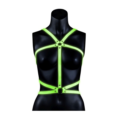 Body Harness - Glow in the Dark - Neon Green/Black - - 1
