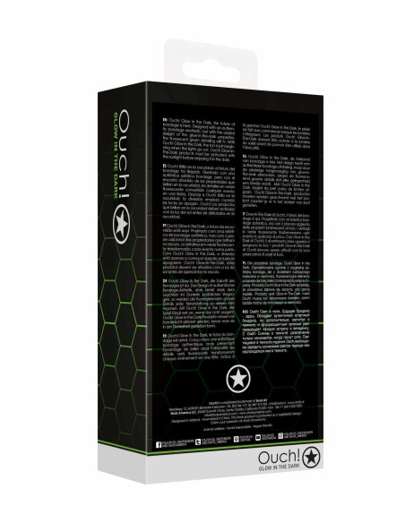 Body Harness - Glow in the Dark - Neon Green/Black - S/M