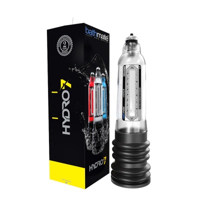 Pompka do penisa Bathmate Hydro 7 Transparent 26 cm z manometrem - 1 2