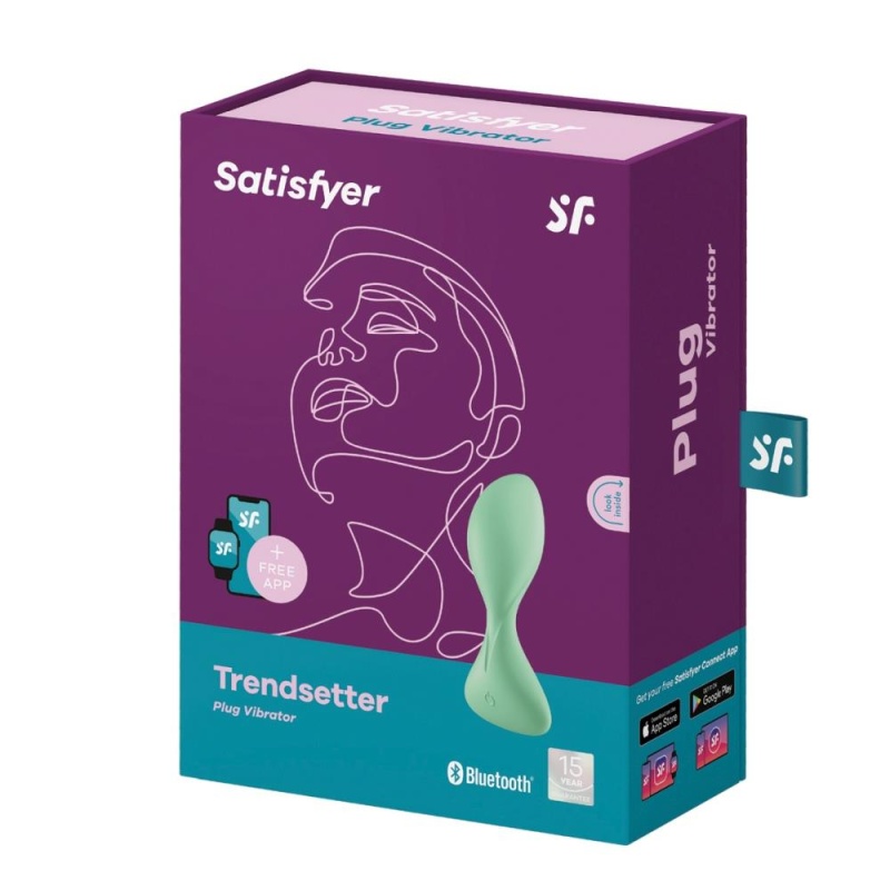Plug-Vibrator Trendsetter Connect App (Light Green) - 3