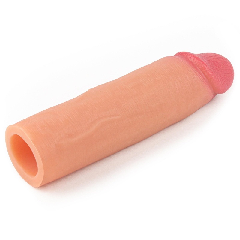 Nature Extender 16.5 cm – Silikonowa Nakładka na Penisa - 4