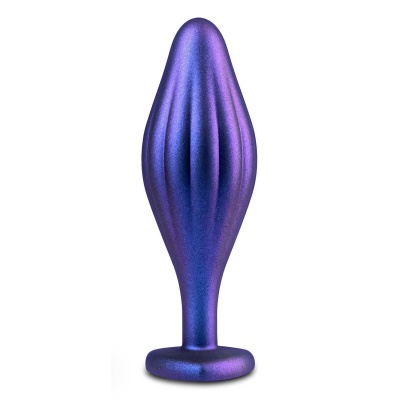 ANAL ADVENTURES MATRIX WAVY BLING PLUG SAPPHIRE - 1 2