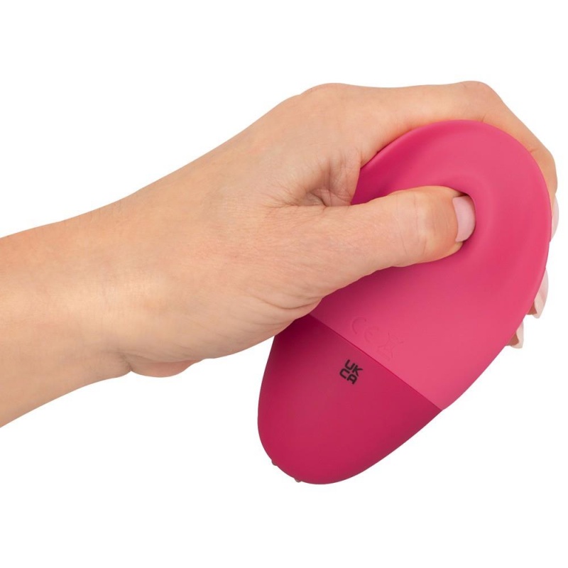 Masażer do łechtaczki typu lay-on Pulsating V z funkcją thumping, 11,7 cm - 8