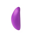 Mini wibrator Ultrathin Wearable remote PURPLE - zakrzywiony masażer z silikonu medycznego - 6