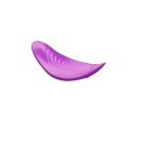 Mini wibrator Ultrathin Wearable remote PURPLE - zakrzywiony masażer z silikonu medycznego - 10