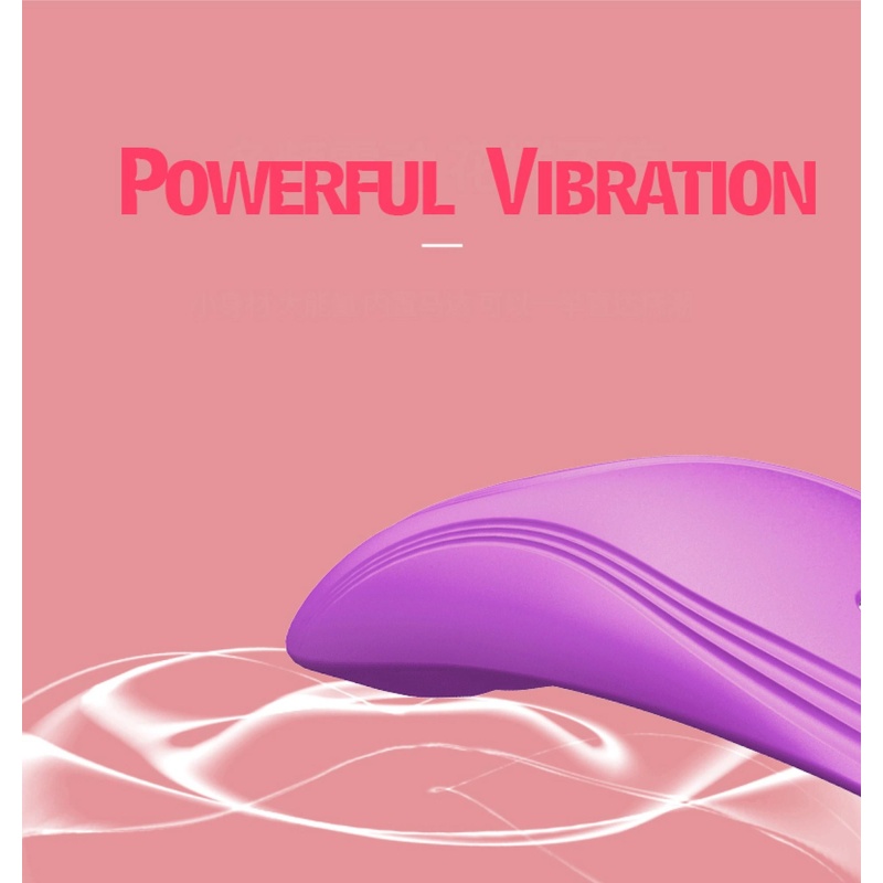 Mini wibrator Ultrathin Wearable remote PURPLE - zakrzywiony masażer z silikonu medycznego - 12