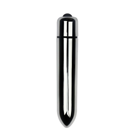 Wibrator Bullet Long 10 prędkości Srebrny 9 cm x 1,7 cm - 1