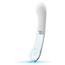 Wibrator szklano-silikonowy Liaison G-Spot dwustronny 18 cm, 10 trybów, LED - 4