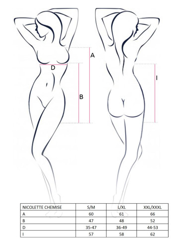 Bielizna-NICOLETTE CHEMISE cream S/M - Casmir