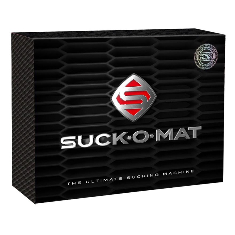 Masturbator ssący Suck-O-Mat – automatyczna stymulacja bez użycia rąk, 25 trybów, obudowa 20 × 13 × 8 cm, wąż 150 cm - 1