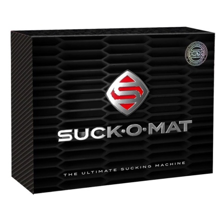 Masturbator ssący Suck-O-Mat – automatyczna stymulacja bez użycia rąk, 25 trybów, obudowa 20 × 13 × 8 cm, wąż 150 cm - 1